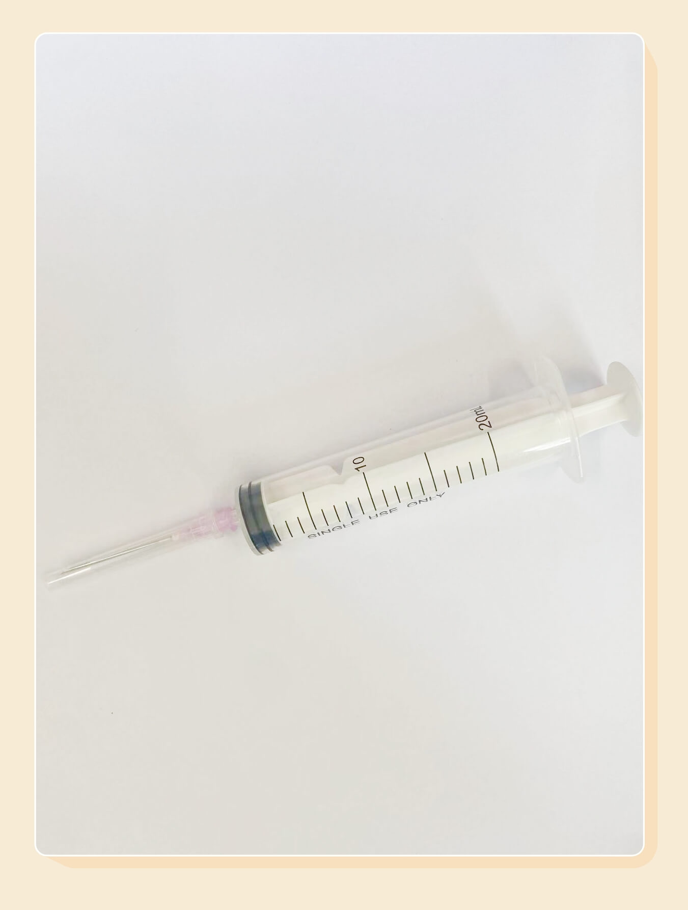 Luer Slip 20 ml de jeringa desechable