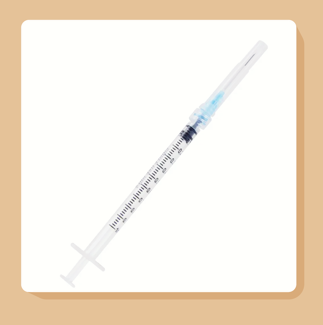 luer lok disposable syringe 1 ml