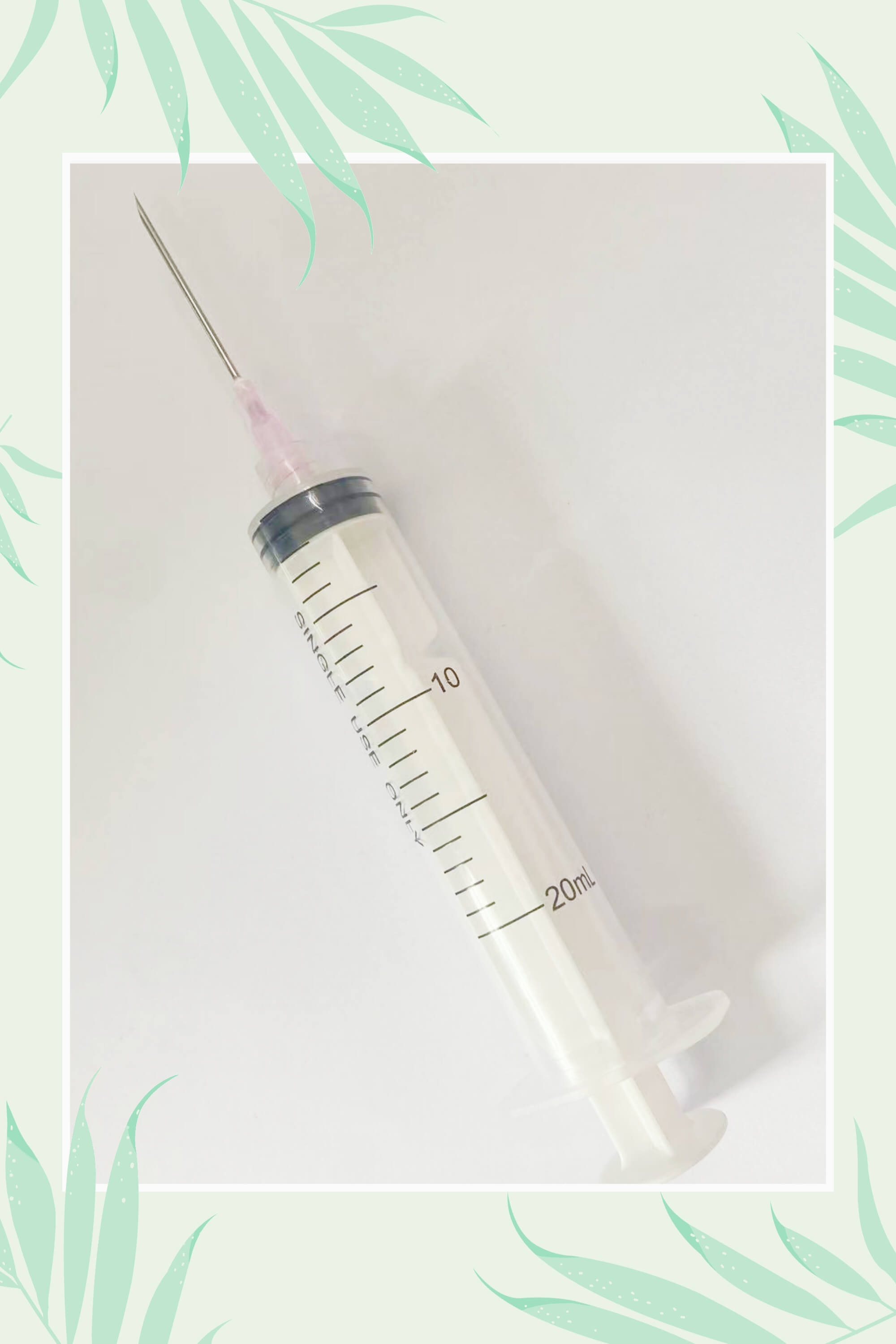 Luer lok jeringa desechable 20 ml