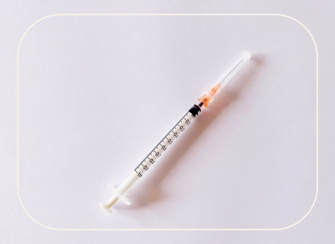 luer slip disposable syringe 1 ml