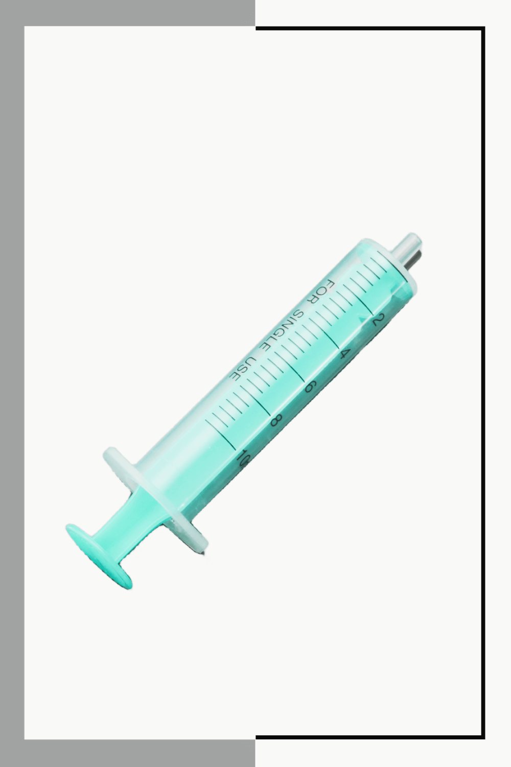 10ml sterile plastic disposable syringe luer slip
