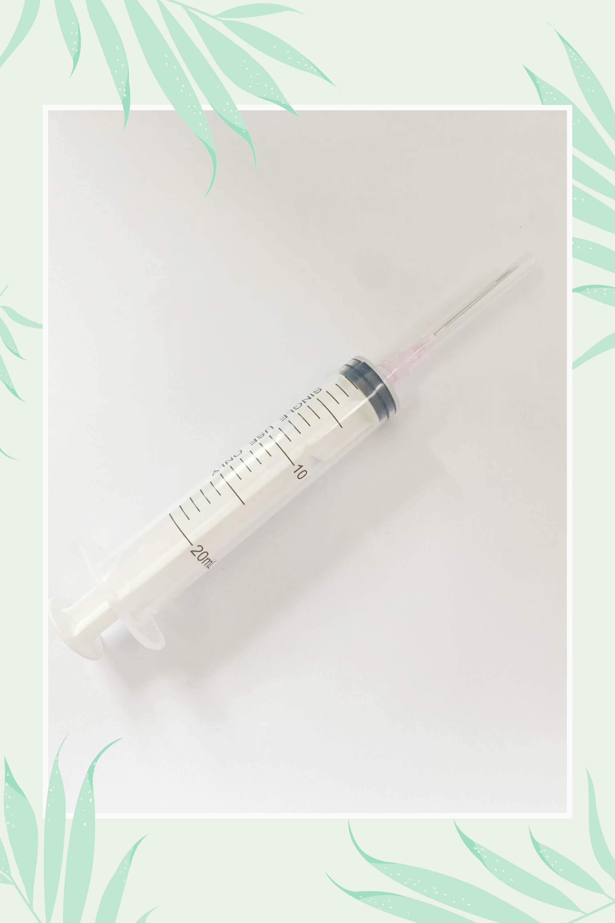 Luer lok jeringa desechable 20 ml