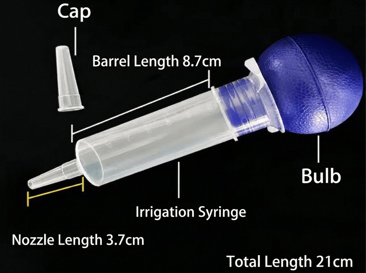 60 ml bulb irrigation syringe